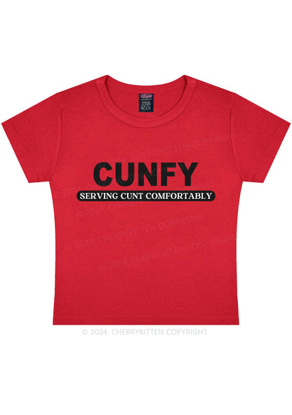 Cunfy Y2K Baby Tee Cherrykitten