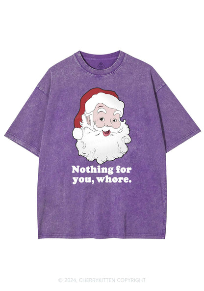 Christmas Nothing For You Y2K Washed Tee Cherrykitten