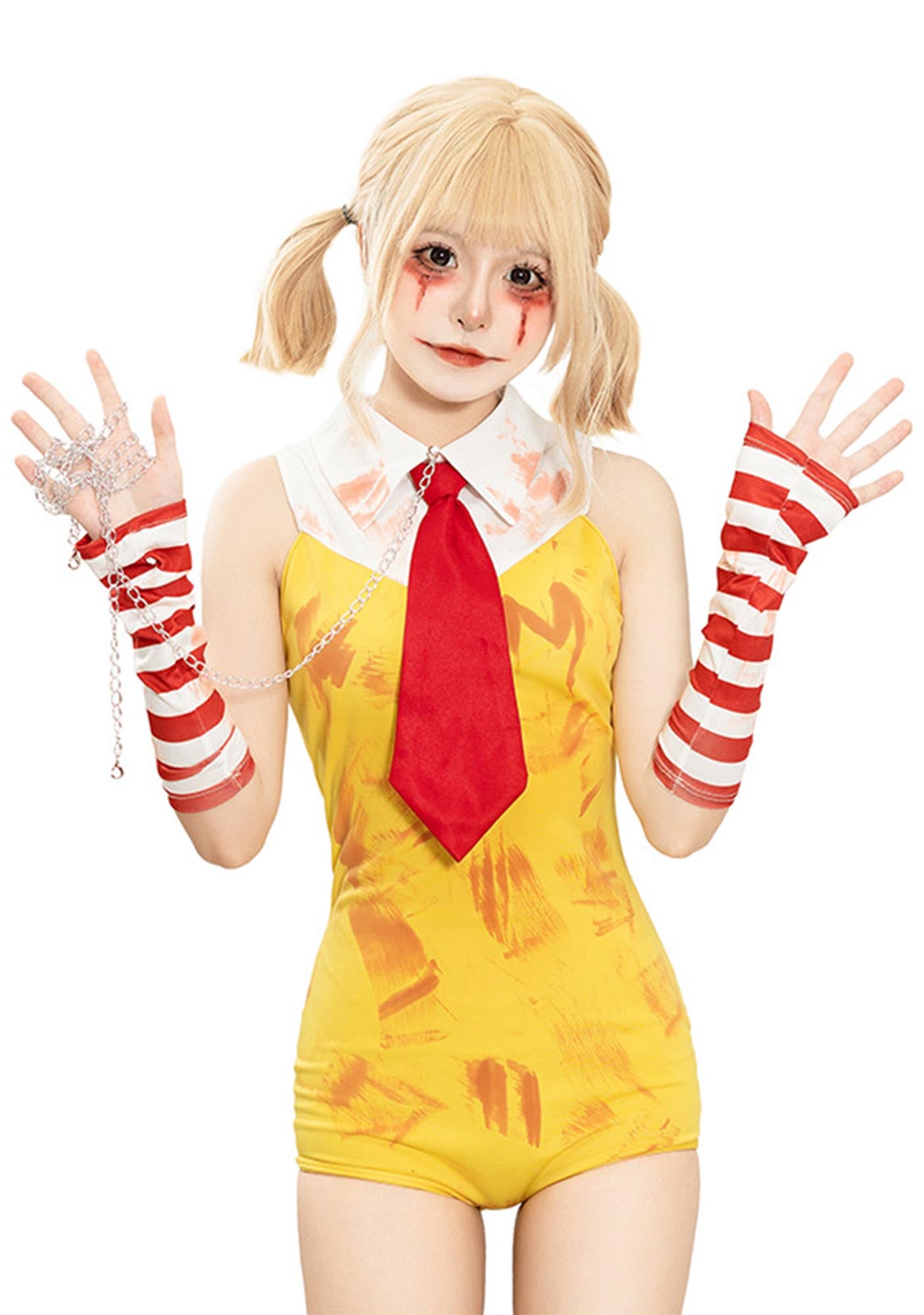 Halloween Clown Girl Y2K Cosplay Costume