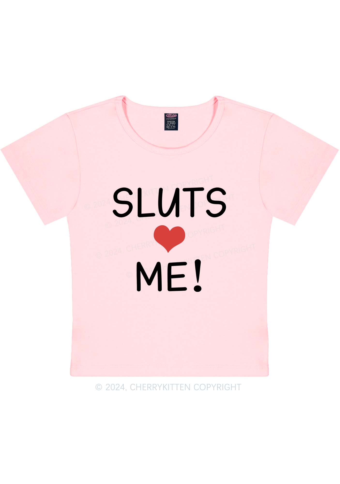 Slxts Love Me Y2K Baby Tee Cherrykitten