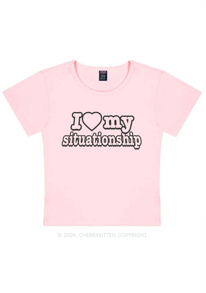 I Love My Situationship Y2K Baby Tee Cherrykitten