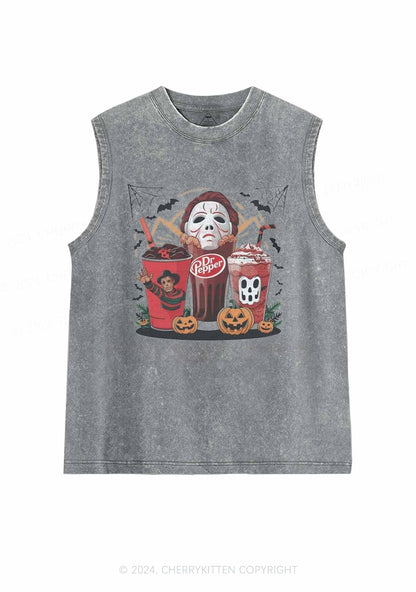 Halloween Coke Y2K Washed Tank Cherrykitten