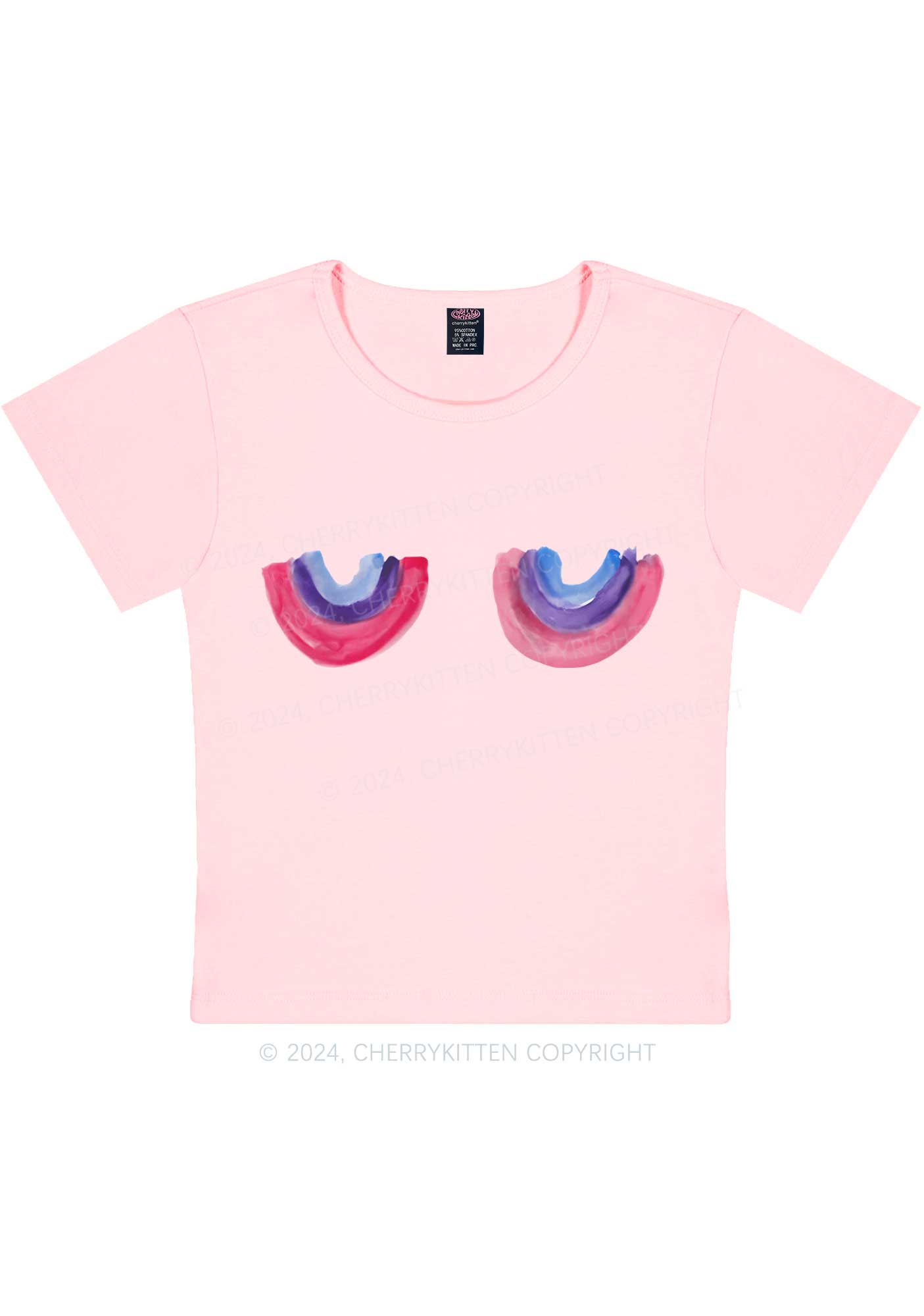 Bisexual Bxxb Y2K Baby Tee Cherrykitten