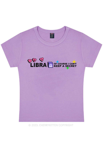 Curvy I'm A Libra Y2K Baby Tee Cherrykitten