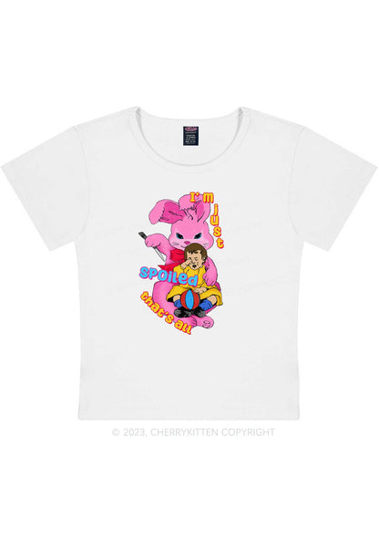 Curvy Bunny Just Spoiled Kids Y2K Baby Tee Cherrykitten