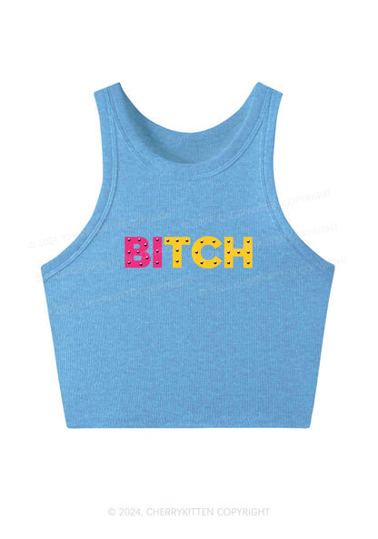 Bisexual Bixxh Y2K Crop Tank Top Cherrykitten