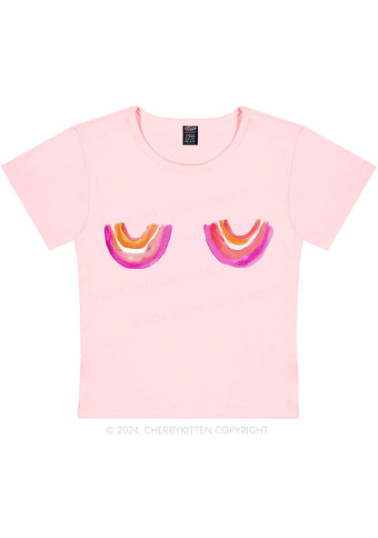 Lesbian Bxxb Y2K Baby Tee Cherrykitten