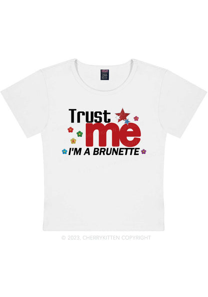 Curvy Trust Brunette Y2K Baby Tee Cherrykitten