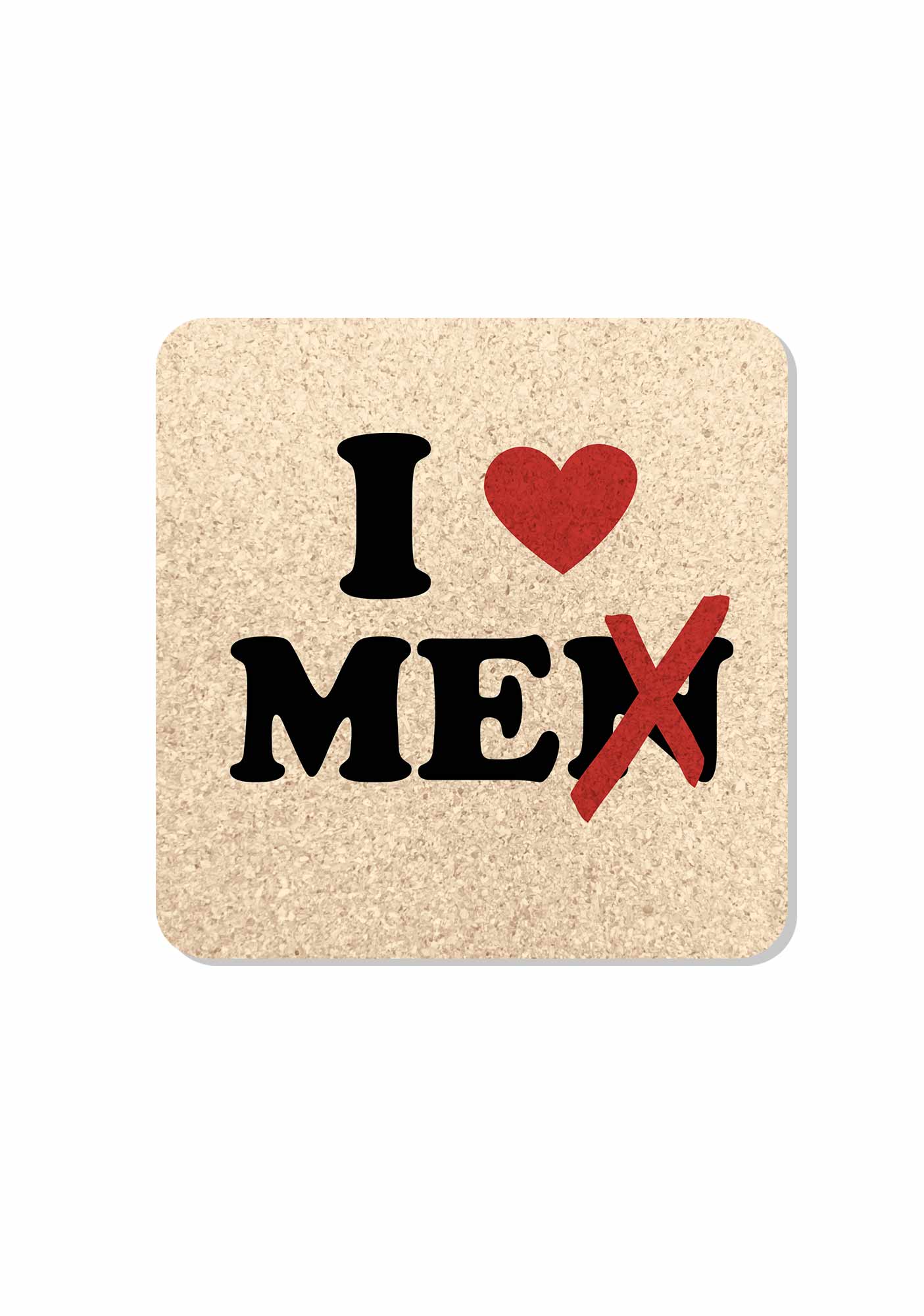 Love Me Not Men Y2K Cork Coaster Cherrykitten