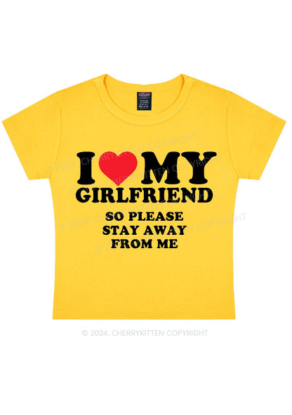 I Love My GF Y2K Valentine's Day Baby Tee Cherrykitten