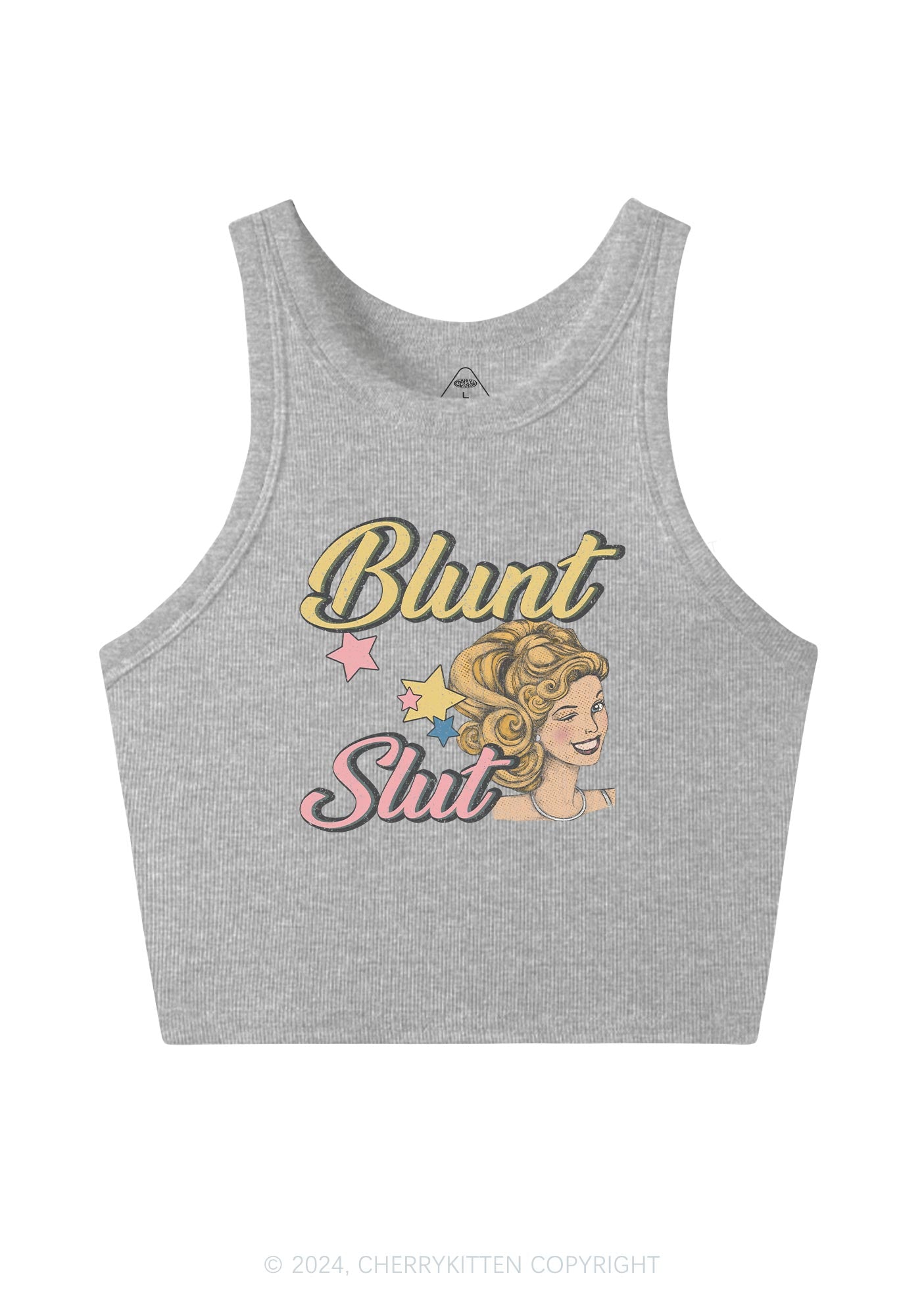 Blunt Slxt Y2K Crop Tank Top Cherrykitten