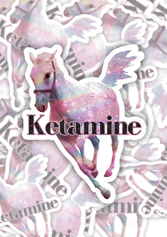 Pink Horse 1Pc Y2K Sticker Cherrykitten