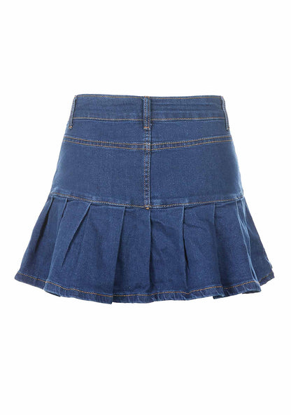 Y2K Spring Denim Skirt Cherrykitten