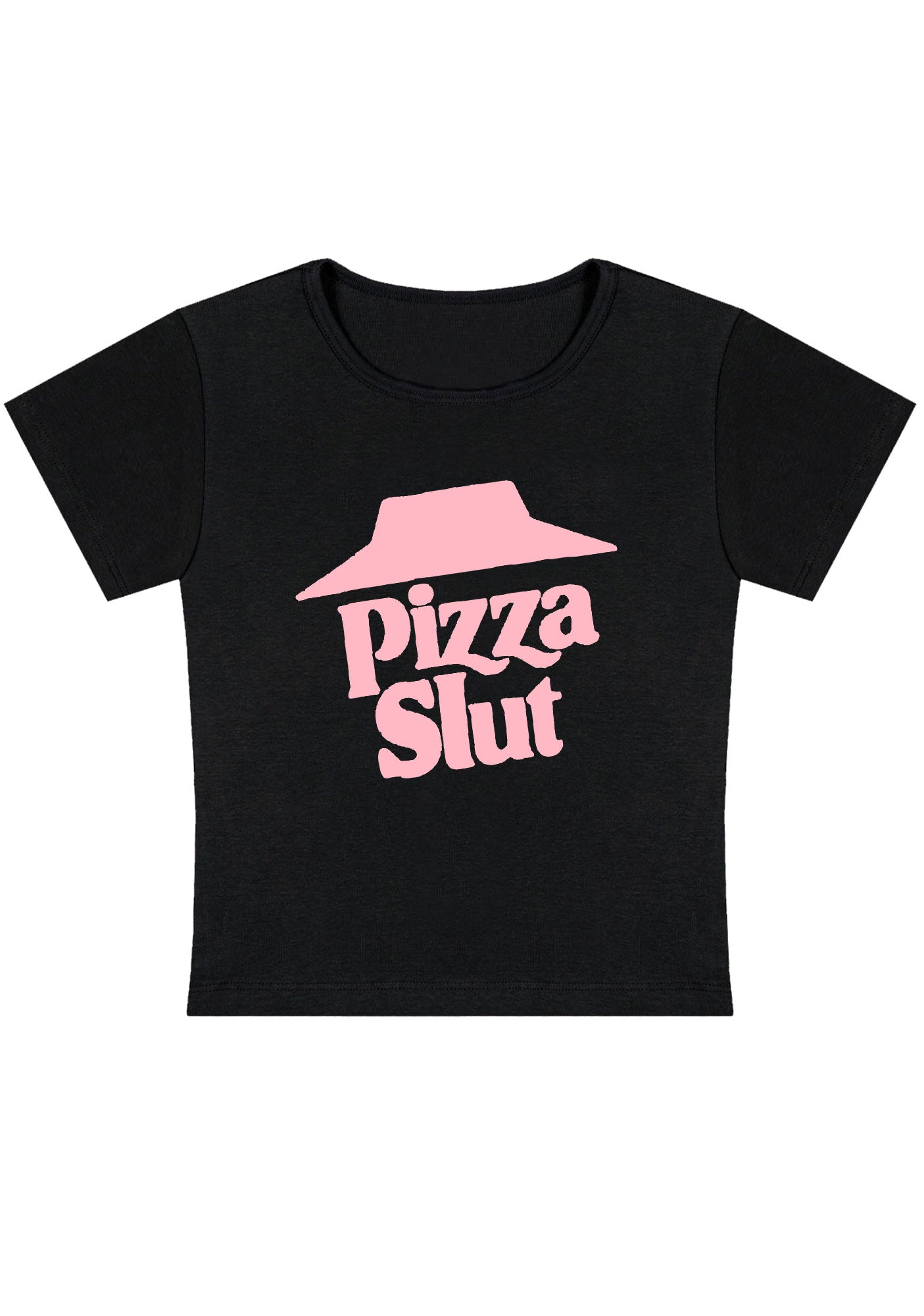 Curvy Pizza Slxt Baby Tee