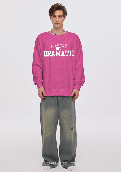 A Little Bit Dramatic Y2K Washed Sweatshirts Cherrykitten