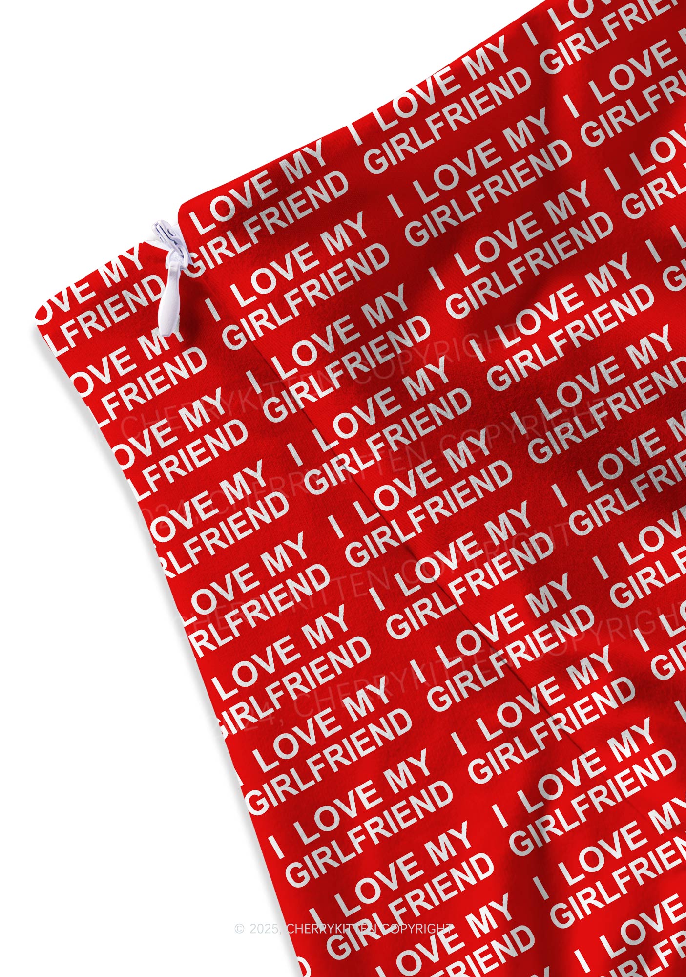 I Love My Girlfriend Y2K Print Mini Skirt Cherrykitten