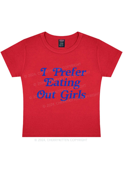 Eating Out Girls Y2K Baby Tee Cherrykitten