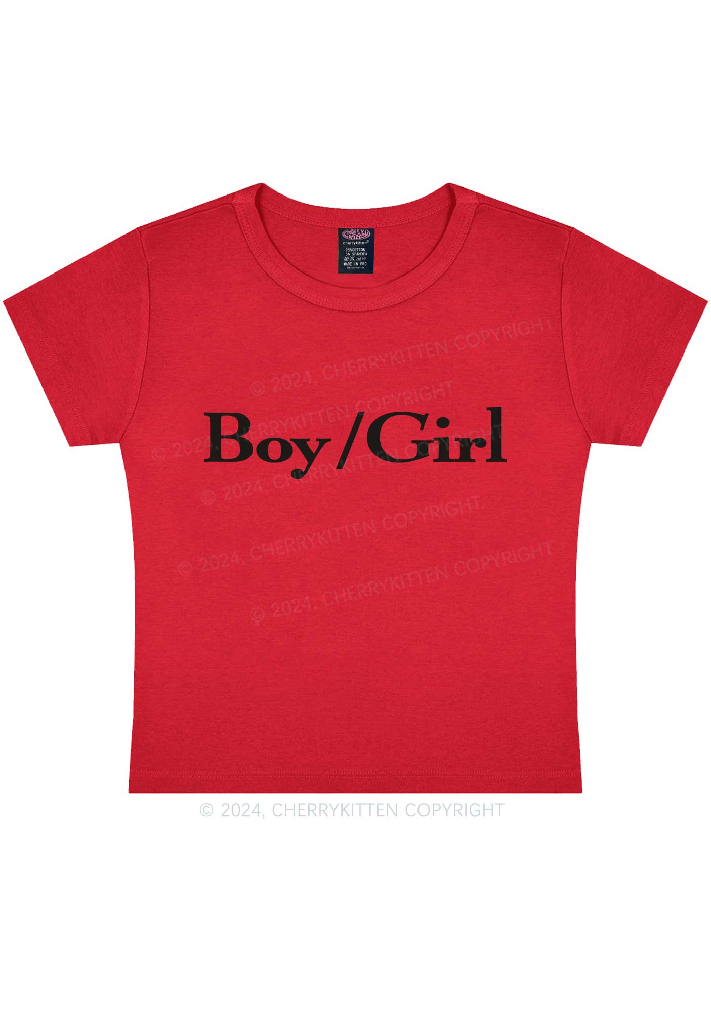 Boy Or Girl Y2K Baby Tee Cherrykitten