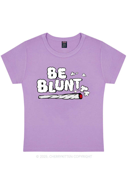 Be Blunt Y2K Baby Tee Cherrykitten