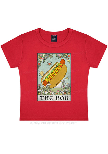 The Hot Dog Y2K Baby Tee Cherrykitten