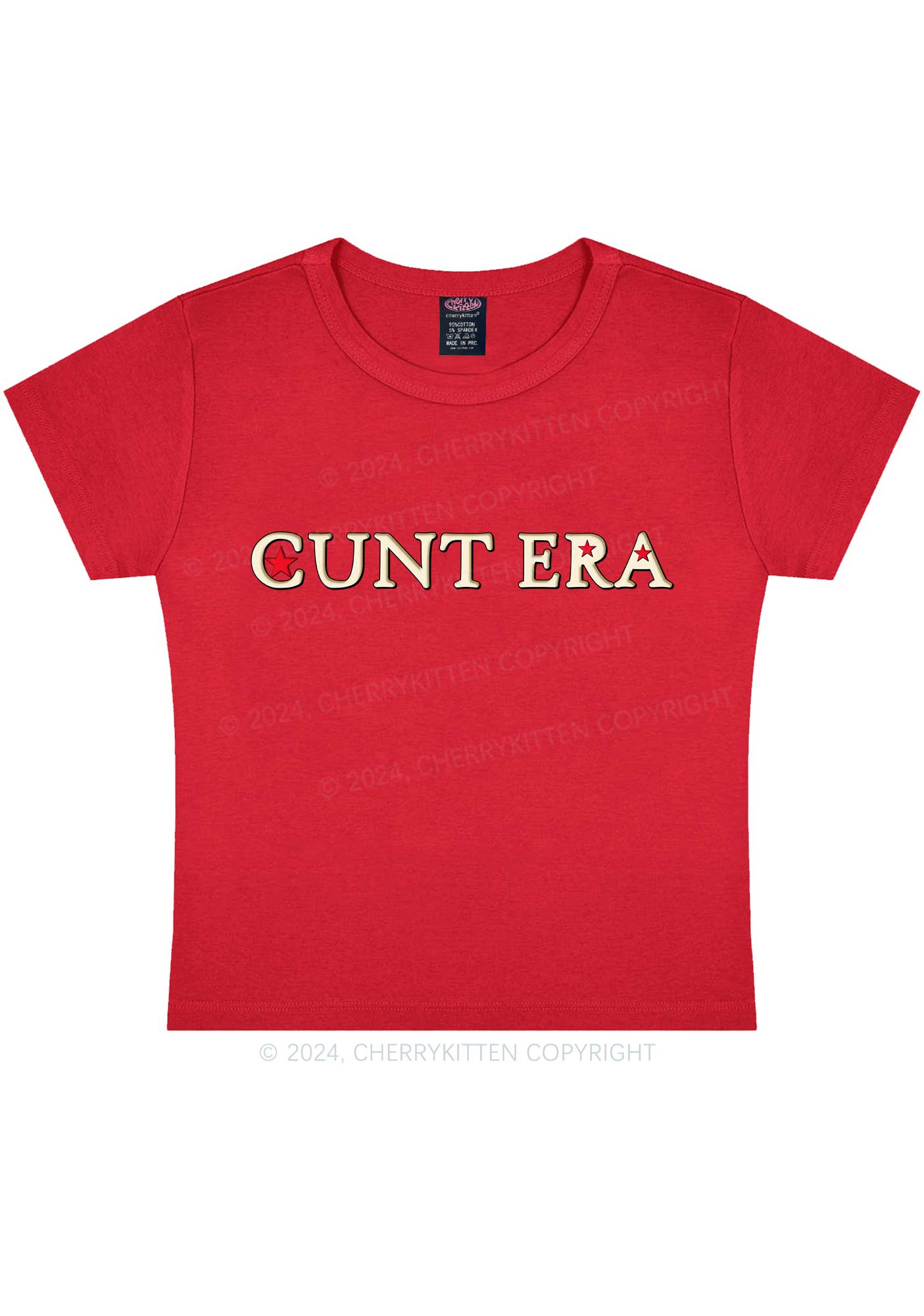 Cxxt Era Star Y2K Baby Tee Cherrykitten