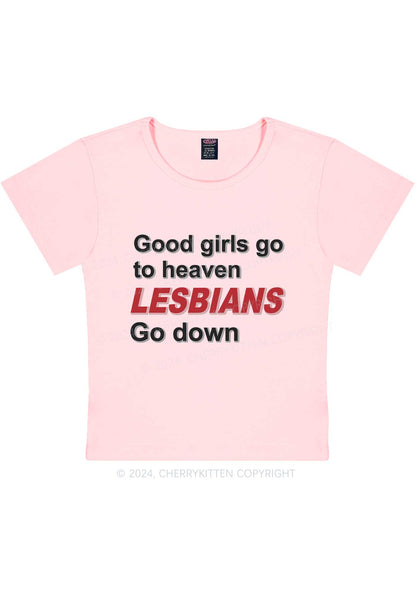 Good Girls Go To Heaven Y2K Baby Tee Cherrykitten