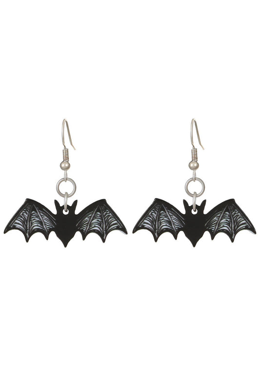 Halloween Dark Bat Y2K Earrings Cherrykitten