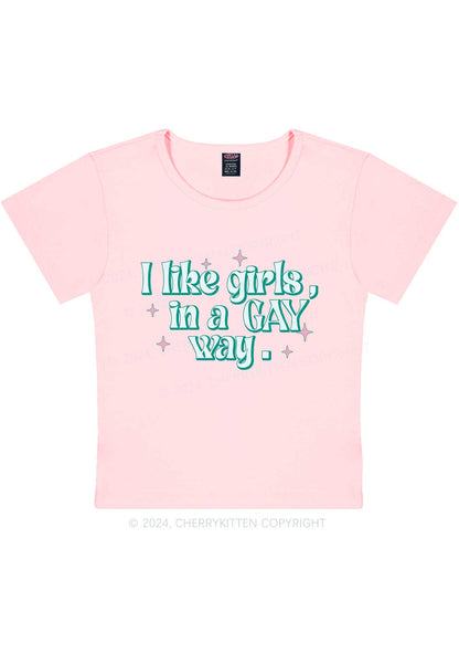 Like Girls In Gay Way Y2K Baby Tee Cherrykitten