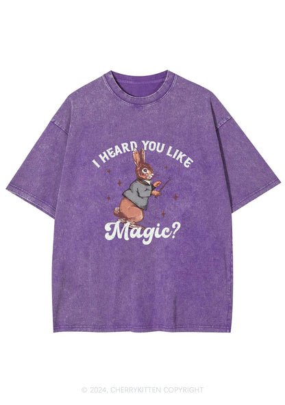 I Heard You Like Magic Y2K Washed Tee Cherrykitten