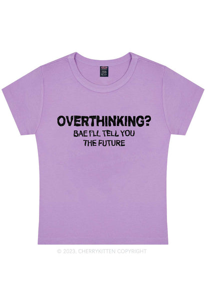 Curvy Overthinking Future Y2K Baby Tee Cherrykitten