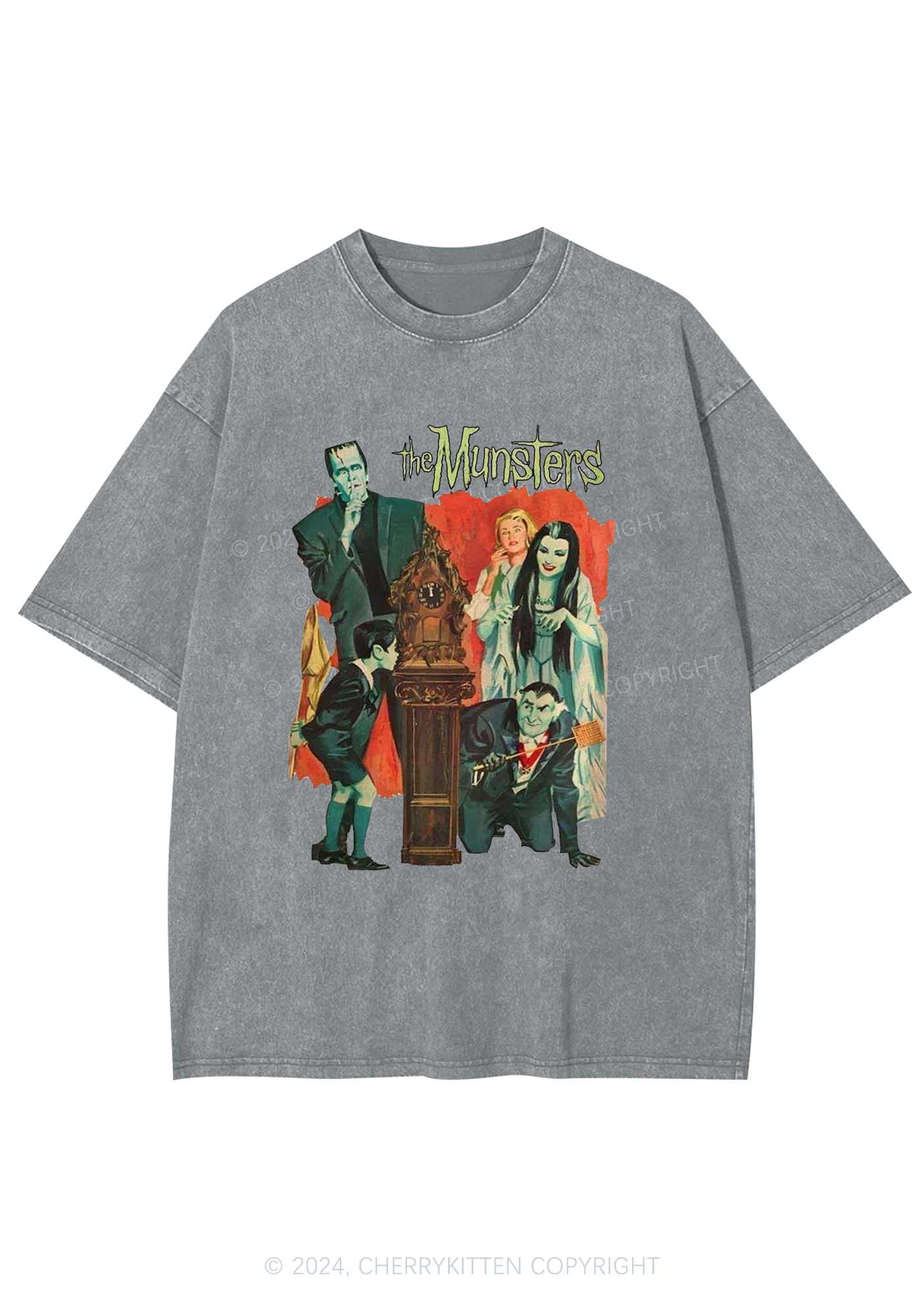 Halloween The Munsters Y2K Washed Tee Cherrykitten