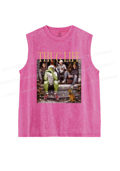 Christmas Thug Life Y2K Washed Tank Cherrykitten