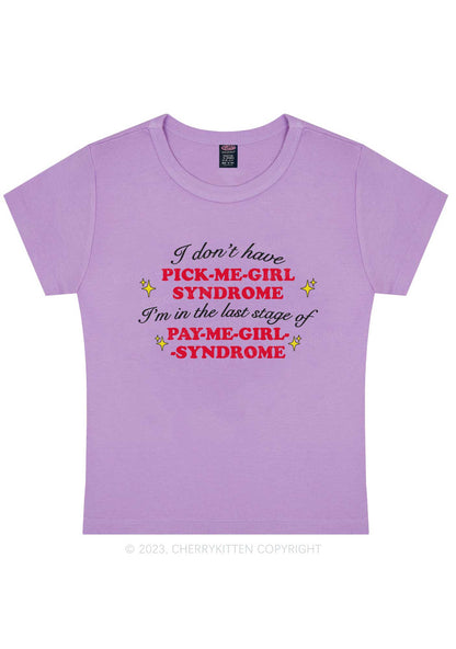 Curvy Pay Me Girl Syndrome Y2K Baby Tee Cherrykitten