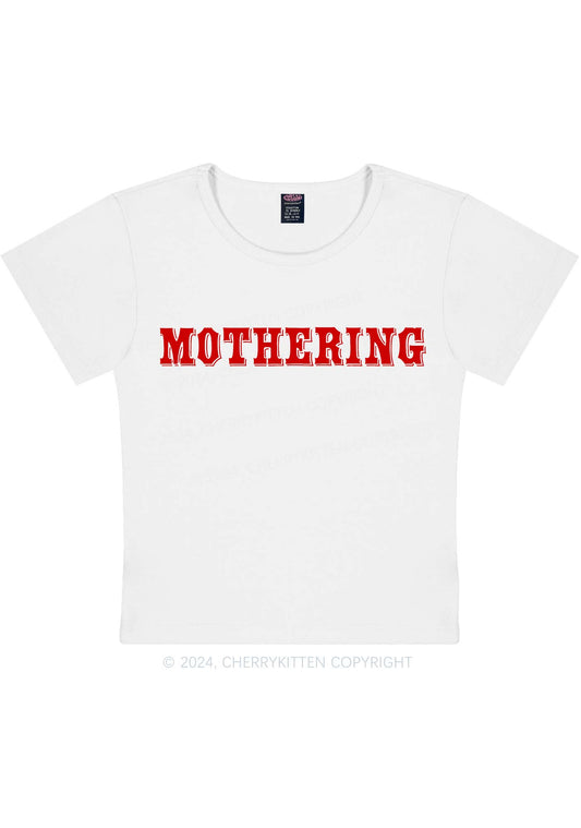 Mothering Y2K Baby Tee Cherrykitten