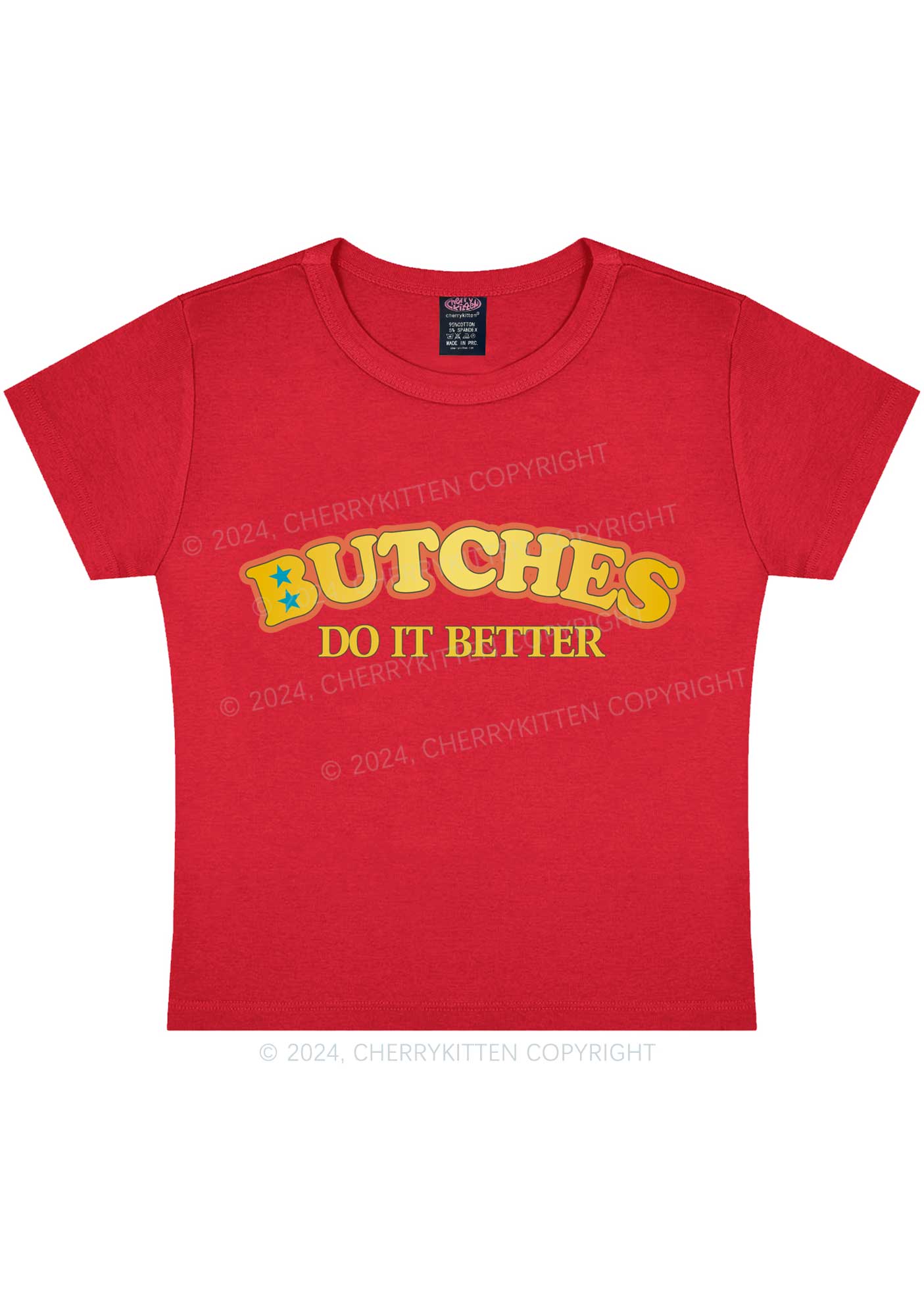 Bxxches Do It Better Y2K Baby Tee Cherrykitten