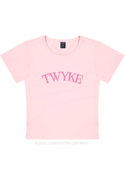 TWYKE Y2K Baby Tee Cherrykitten