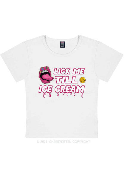 Lick Me Y2K Baby Tee Cherrykitten