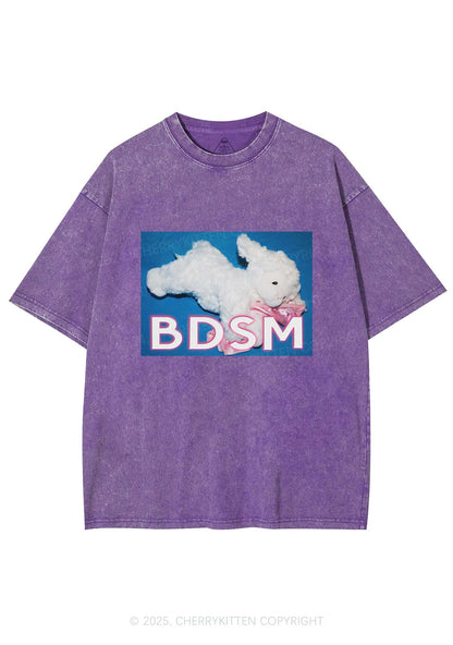 BDSM Goat Y2K Washed Tee Cherrykitten