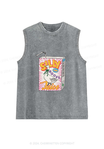 Silly Goose Juice Y2K Washed Tank Cherrykitten