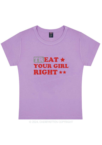 Curvy Treat Your Girl Right Y2K Baby Tee Cherrykitten