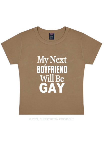 Next Boyfriend Gay Y2K Baby Tee Cherrykitten