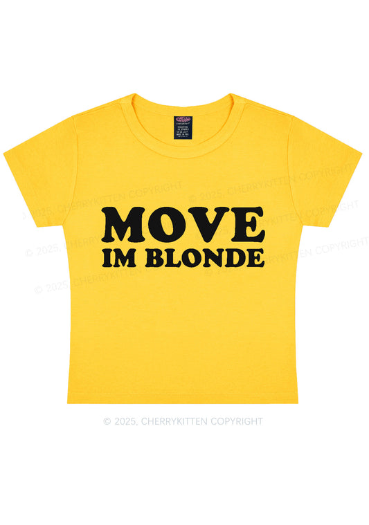 Move Im Blonde Y2K Baby Tee Cherrykitten