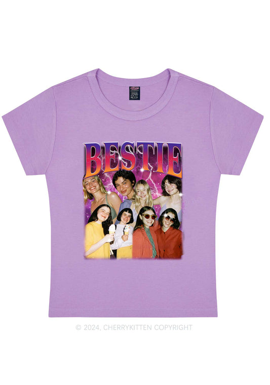 Custom Bestie Photo Y2K Valentine's Day Baby Tee Cherrykitten