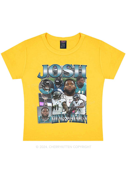 Green Josh Y2K Super Bowl Baby Tee Cherrykitten