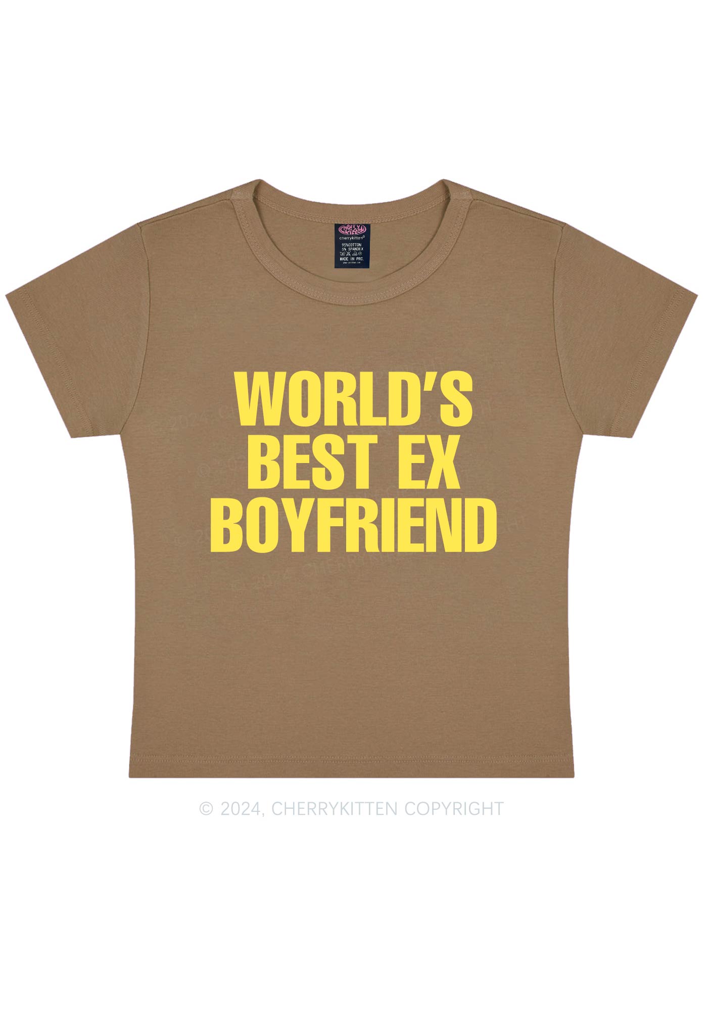 Best Ex Boyfriend Y2K Baby Tee Cherrykitten