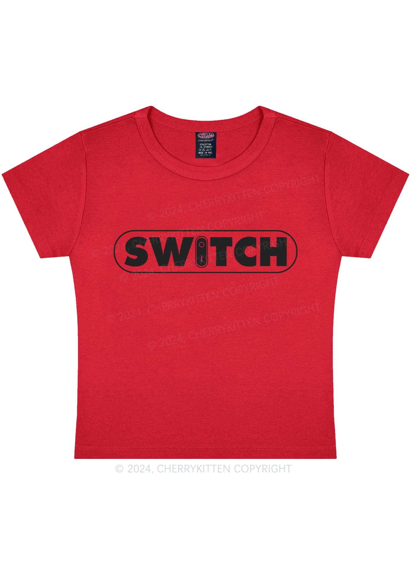 Switch Y2K Baby Tee Cherrykitten