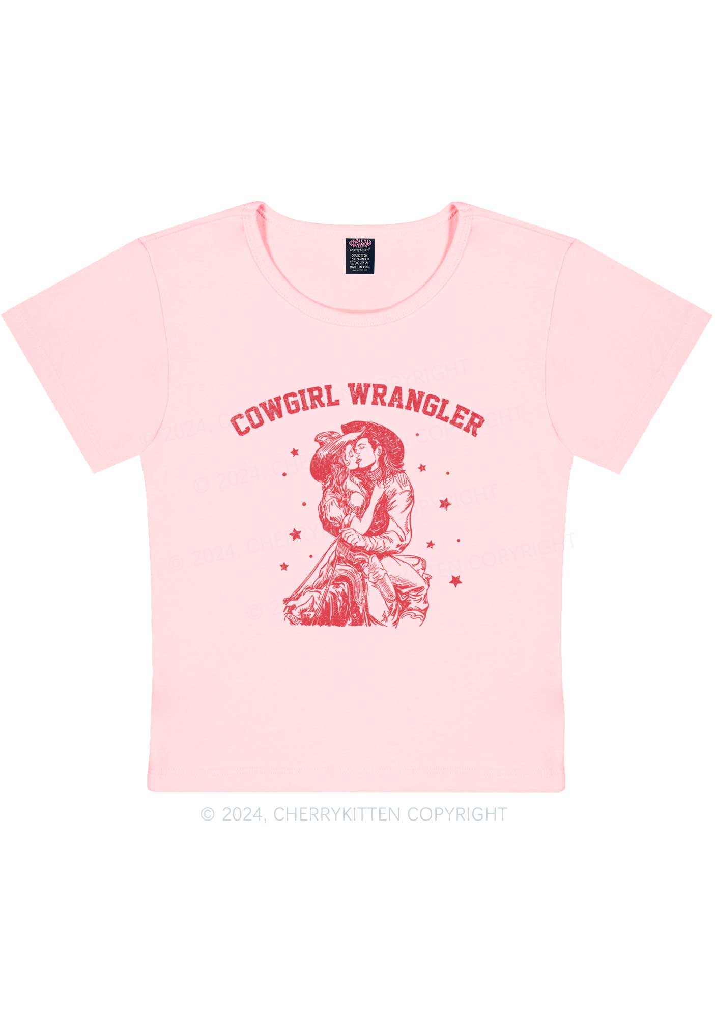 Cowgirl Wrangler Y2K Baby Tee Cherrykitten