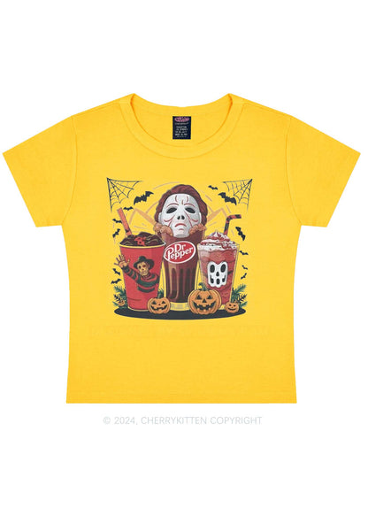 Halloween Coke Y2K Baby Tee Cherrykitten