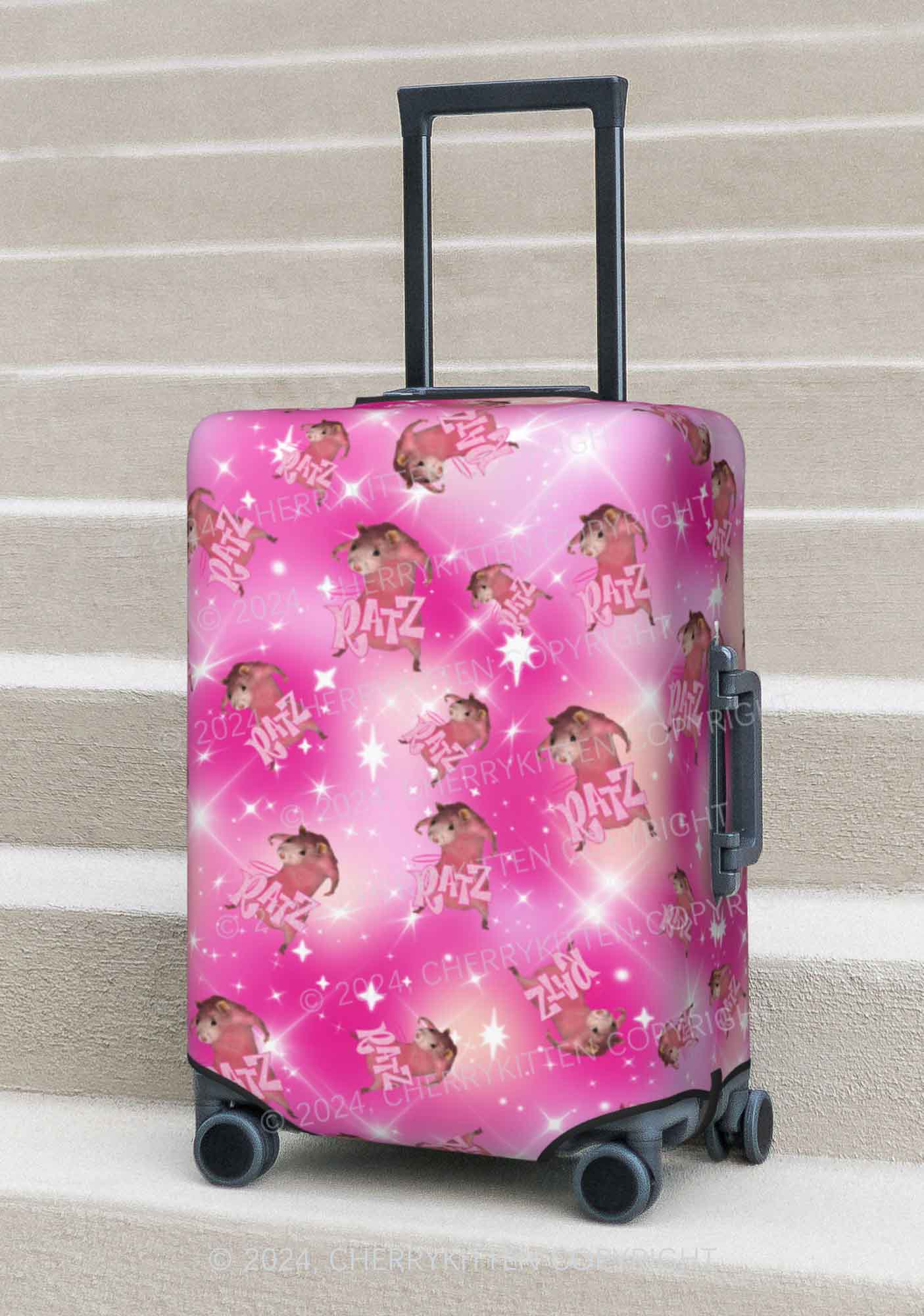 Pink Ratz Y2K Luggage Cover Cherrykitten