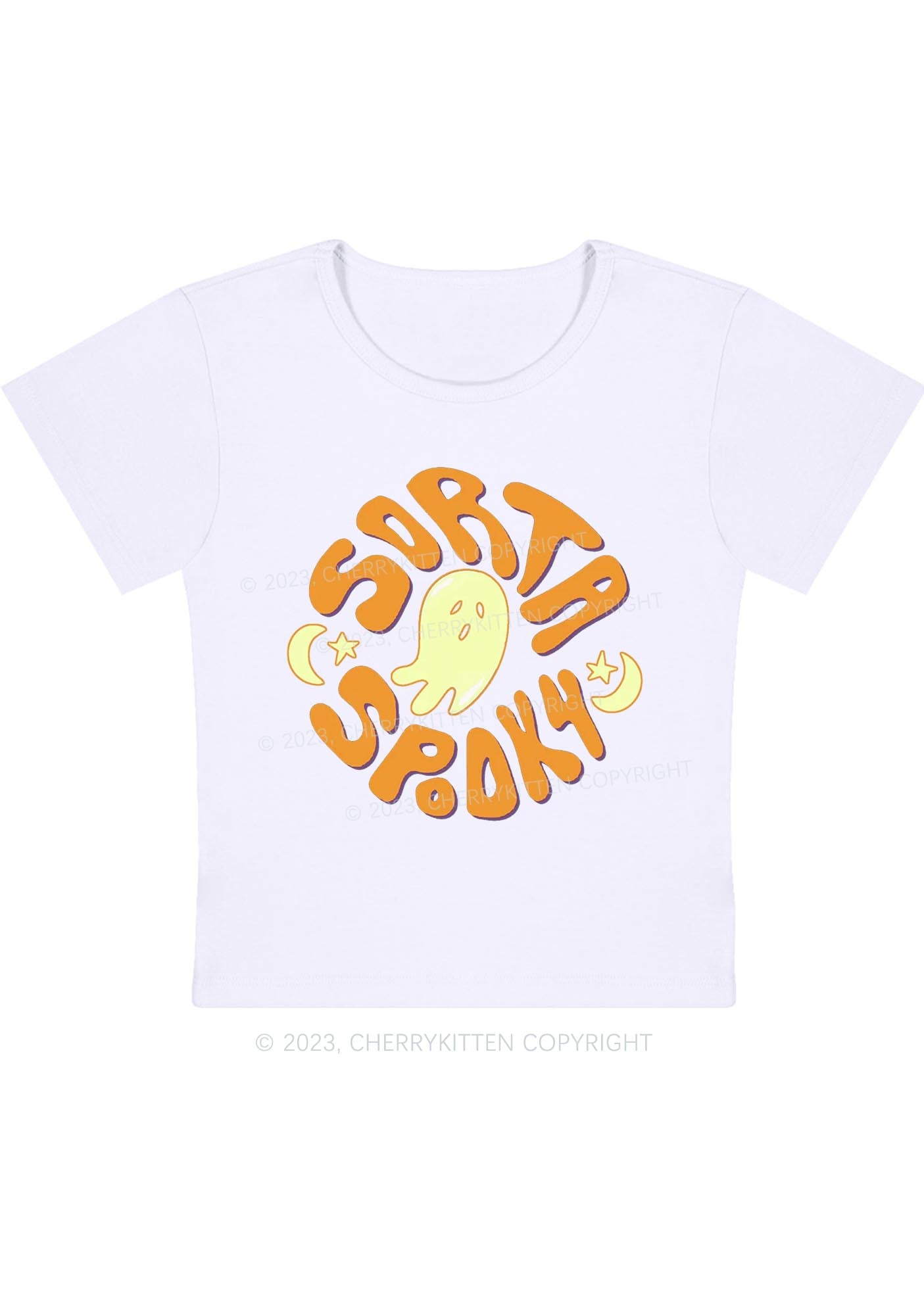 Halloween Sorta Spooky Baby Tee Cherrykitten